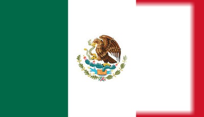 Mexico flag Photo frame effect