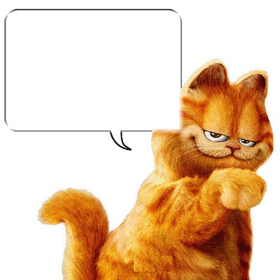 Garfield Fotomontaż