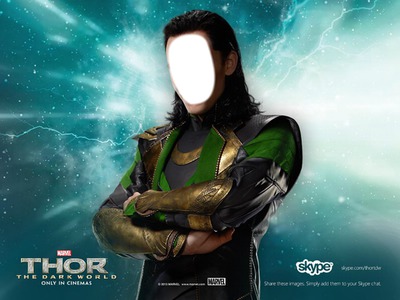 Loki (thor 2) Fotomontaža