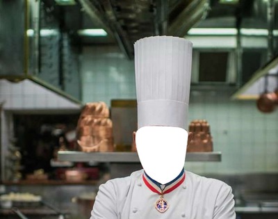 Le chef de cuisine c'est moi Fotomontáž