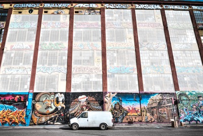 New York – Graffiti Photo frame effect