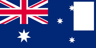 Australia flag Montaje fotografico