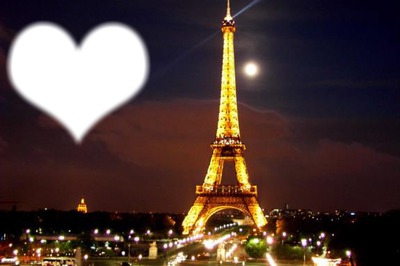 I LOVE YOU Paris Фотомонтажа