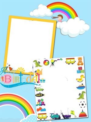 rainbow Fotomontage