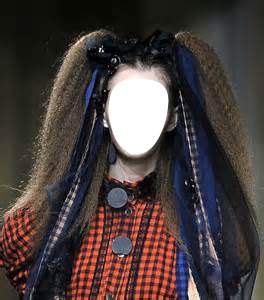 ikay crimped hairstyle Fotomontage