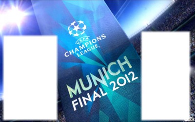 FINAL DE MUNICH CHAMPIONS Photo frame effect