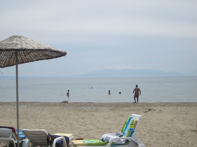 la plage Fotomontaža