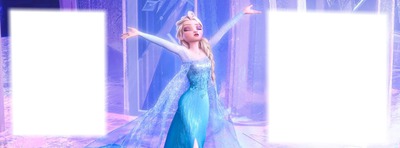 Elsa de frozen !! Fotomontāža