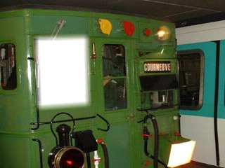 locomotive Fotomontaggio