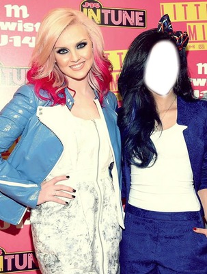 Photo avec Perrie Edwards Photo frame effect