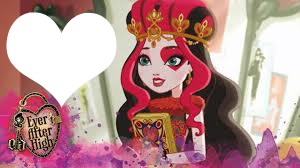 Ever After High Lizzie Hearts Fotomontaggio