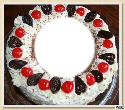 happy cake Fotomontaža