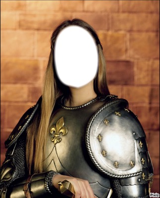 Jeanne d'Arc Fotomontaggio