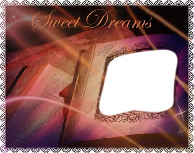 SWEET DREAMS Photo frame effect
