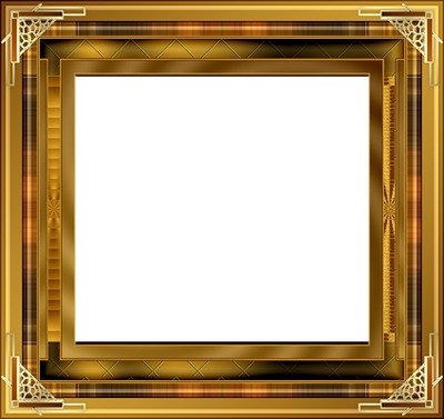 1. cadre dorée Fotomontáž