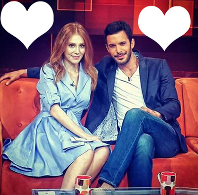 Barış arduç Elçin sangu ve hayran Photo frame effect