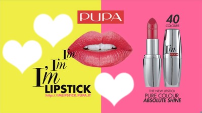 Pupa I'm Lipstick Photo frame effect