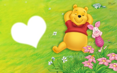 Pooh and Piglet Montage photo