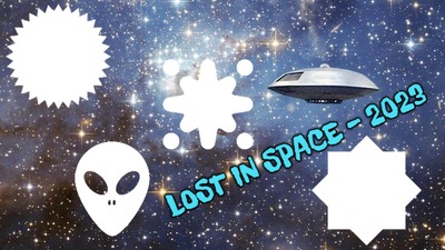 DMR - LOST IN SPACE - 04 FOTOS Photo frame effect