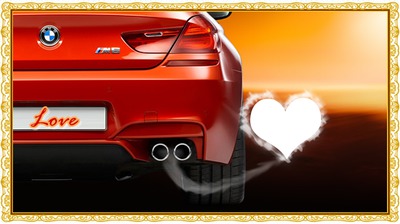 Love BMW Fotomontaggio