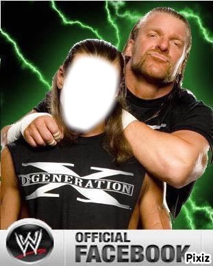 degeneration x the game Photo frame effect