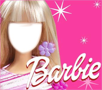 fille barbie フォトモンタージュ
