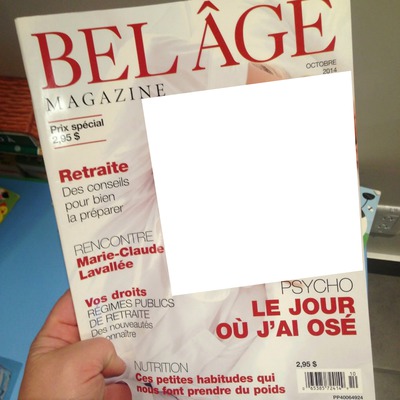 Magasine B. A. Photomontage