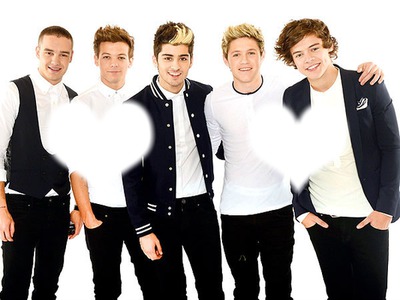 One Direction Black And With 2 Fotomontaggio