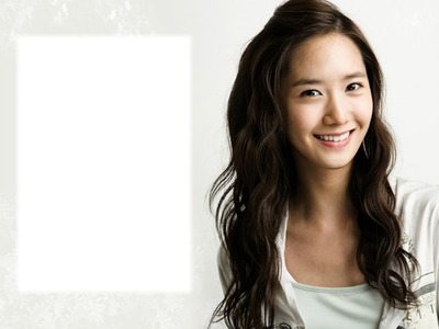 SNSD's YoonA Photo frame effect