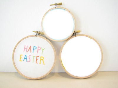 happy easter Photo frame effect