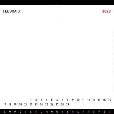 febbraio 2020 francesca Fotomontaż