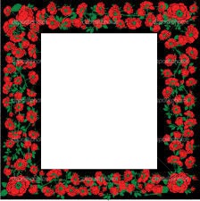 flores vermelhas Photomontage