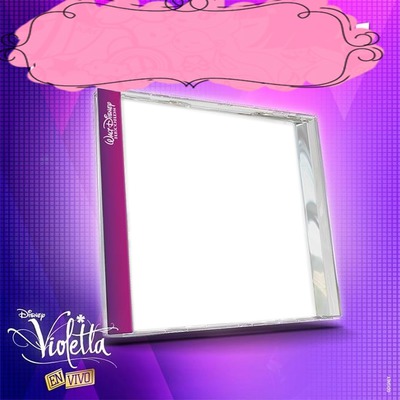 CD De Violetta Photo frame effect | Pixiz