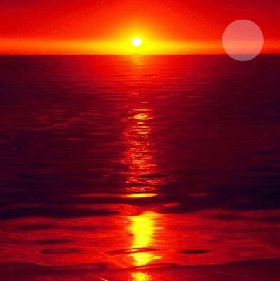 coucher de soleil Фотомонтажа