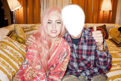 Lady Gaga Fotomontažas