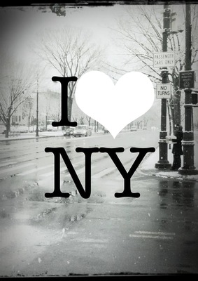 I LOVE NEW YORK Photomontage