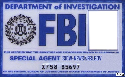 cadre FBI Valokuvamontaasi