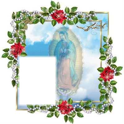 MADRE GUADALUPE Photo frame effect