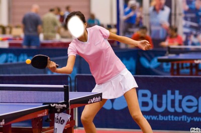 ping pong Photo frame effect
