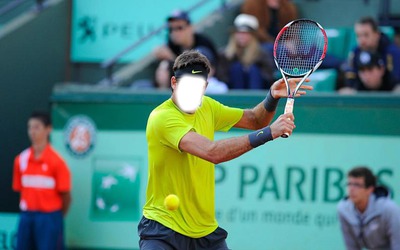 tennis Fotomontasje