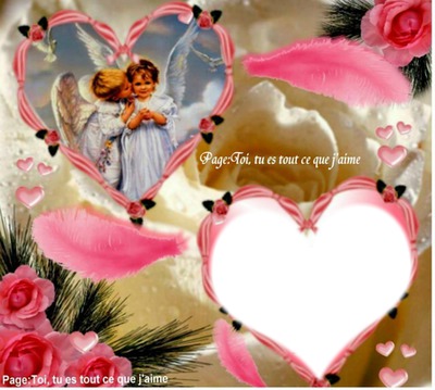COEURS ANGES Montage photo