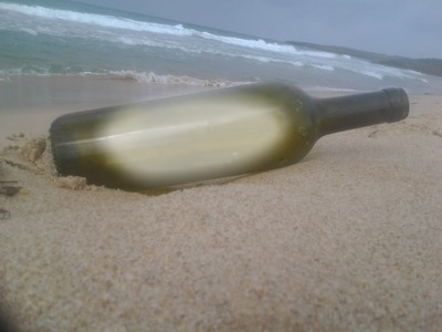 bouteille à la mer Φωτομοντάζ