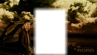 SPN - Dean Winchester Photo frame effect