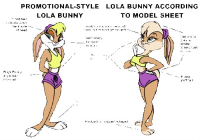 Lola Bunny Fotomontaggio