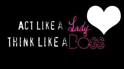 lady boss Fotomontage