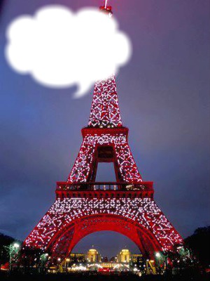 la tour Eiffel Fotomontaggio