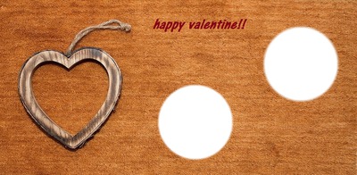 happy valentine Fotomontage