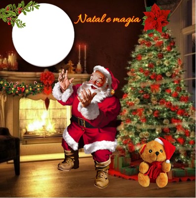 Natal e magia Fotómontázs
