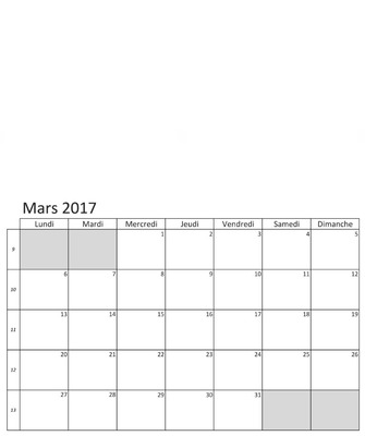 mars 2017 Fotomontaż