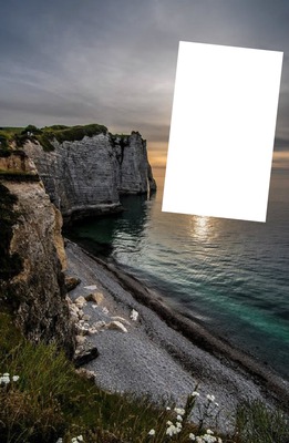 Famille Etretat Fotomontasje